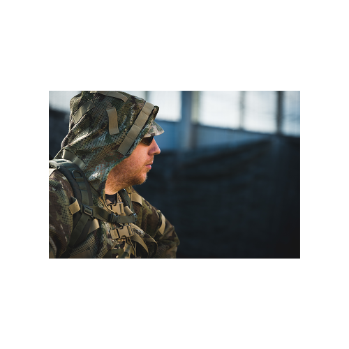 Viper Tactical Camouflage Concealment Vest | Mesh, Detachable Hood, For Hunting, Airsoft, Photography