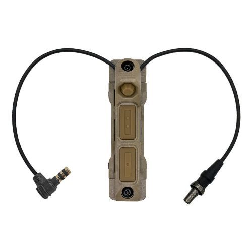 SomoGear SomoBoat Vis-Override Tactical Pressure Switch - Somogear NGAL/LA23 illuminator - Flat Dark Earth