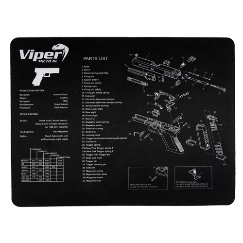 Viper Tactical Pistol Mat - Glock