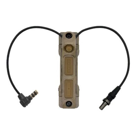 SomoGear SomoBoat Vis-Override Tactical Pressure Switch - Somogear NGAL/LA23 illuminator - Flat Dark Earth