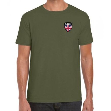 5.11 Tactical United Kingdom Shield Tee - Green