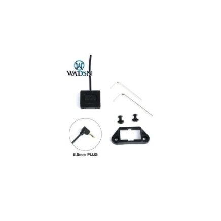 WADSN Modlite ModButton Lite (2.5mm Modlite Plug for Torch/PEQ) - Black