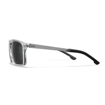 Wiley X WX AXE Captivate Grey Lens / Gloss Crystal Clear Frame