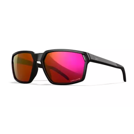 Wiley X SIERRA - Captivate Red Mirror / Gloss Black Frame