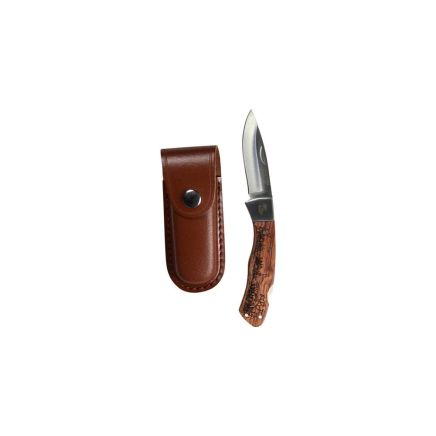 Jack Pyke 3" Lock Knife - Engraved Handle - Pheasant