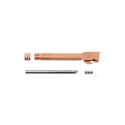 ZEV G17 Threaded Outer Barrel, Inner Barrel & Thread Cover - Gold