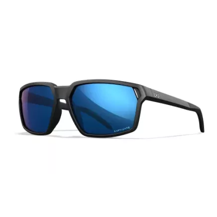 Wiley X SIERRA - Captivate Polarised Blue Mirror / Black Frame