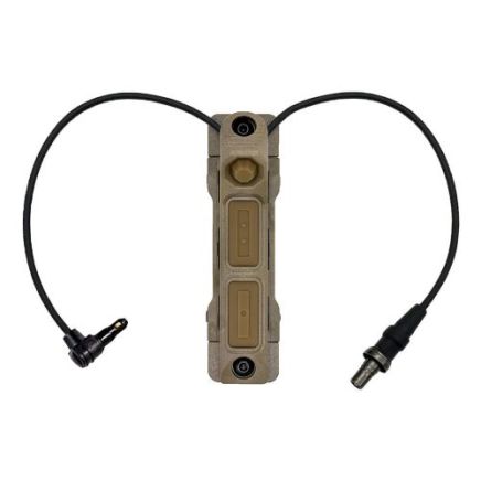 SomoGear SomoBoat Vis-Override Tactical Pressure Switch - Somogear Crane/PEQ-15 illuminator - Flat Dark Earth