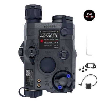 SomoGear PEQ-15/LA5 Red & IR Aiming Laser & IR Illuminator - Black