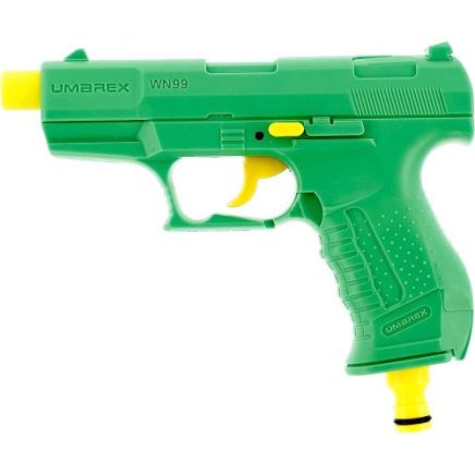 Umarex WN99 Water Nozzle Garden Hose Water Gun - Green / Yellow