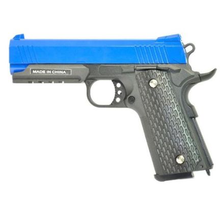 Galaxy G25 K-Warrior Two Tone Blue Spring Pistol