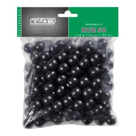 Umarex T4E RUB68 .68 Calibre Rubber Balls - 100no