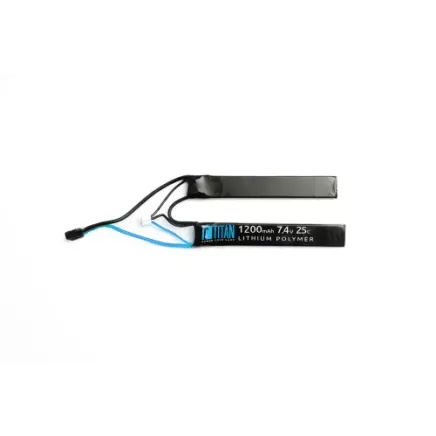 Titan LiPo 1200mAh 7.4v 25C Nunchuck T-Plug (Deans)