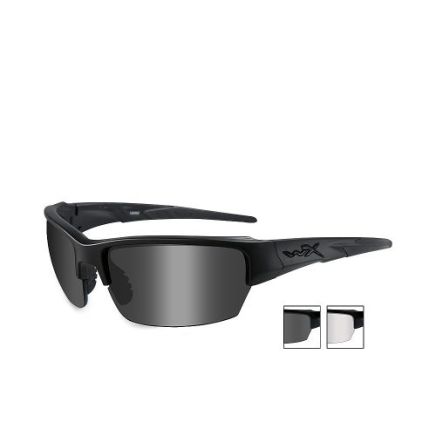 Wiley X WX SAINT - Smoke Grey + Clear + Light Rust Lenses / Matte Black Frame