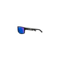 Wiley X Peak Captivate Blue Mirror/Matt Black Frame Safety Sunglasses