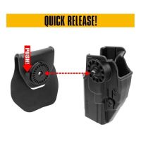 Laylax Battle Style Socom Mk23 CQC Holster - Black / Right Hand