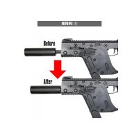 Laylax Short Outer Barrel for Krytac Kriss Vector