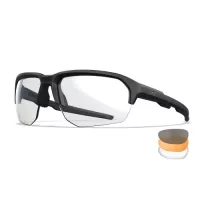 Wiley X WX JAKL Clear/Grey/Light Rust Lenses / Matte Black Frame Set