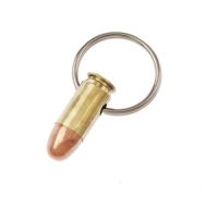 Lucky Shot 9mm Brass Keychain
