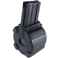Nuprol M4 LP-Drum Magazine for Tokyo Marui NGRS Series AEG - 1200 Round Auto Wind