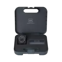 Glock Precision Tritium / Black Steel Case / Black Silicone Strap Watch GW-15-3-22