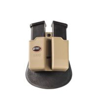 Double Magazine Pouch for 9mm Double Stack - Tan