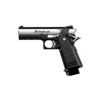 Tokyo Marui XTreme .45 GBB Full Auto Gas Blowback Pistol - Silver
