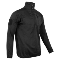 Technical Mid Layer Fleece Top - Black