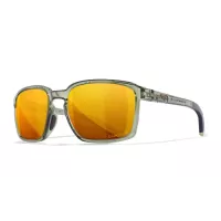 Wiley X ALFA Captivate Bronze Mirror lens, Gloss Crystal frame