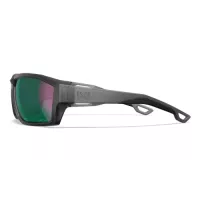 Wiley X ALPINE Captivate Polarised Green Mirror Lens / Matte Translucent Black Frame