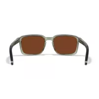 Wiley X ALFA Captivate Bronze Mirror lens, Gloss Crystal frame