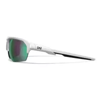 Wiley X WX JAKL Captivate Polarised Green Mirror Lens / Polished White Frame