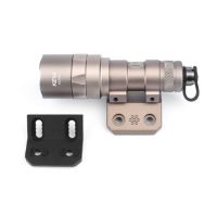 WADSN M-Lok & Keymod Mini Offset Flashlight Base for M300 & M600 - Dark Earth