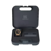 Glock Precision Coyote Steel Case / Black Mesh Strap Watch GW-19-3-22