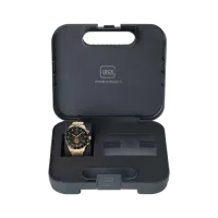 Glock Precision Coyote Steel Case / Coyote Link Strap Watch GW-35-2-22