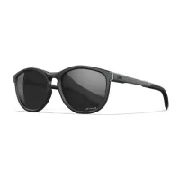 Wiley X BRAVO CAPTIVATE Black Mirror lens, Matte Black / Graphite Grey frame