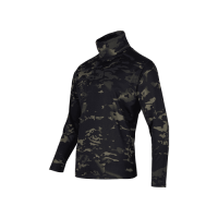 Viper Tactical Roll Neck Top - VCam Black