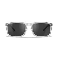 Wiley X WX AXE Captivate Grey Lens / Gloss Crystal Clear Frame