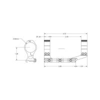 Aero Precision Ultralight 30mm Scope Mount Standard - FDE Cerakote