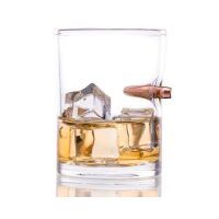 Lucky Shot .308 Real Bullet Handmade Whisky Glass