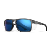 WX FOUNDER Captivate Polarised Blue Mirror / Gloss Crystal Grey Frame