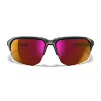 Wiley X WX JAKL Captivate Red Mirror Lens / Gloss Crystal Grey Frame